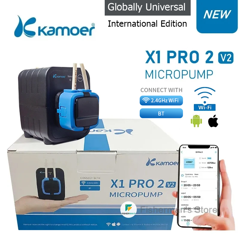 Aquarium Fish App - Kamoer X1 PRO 2 V2 Bluetooth