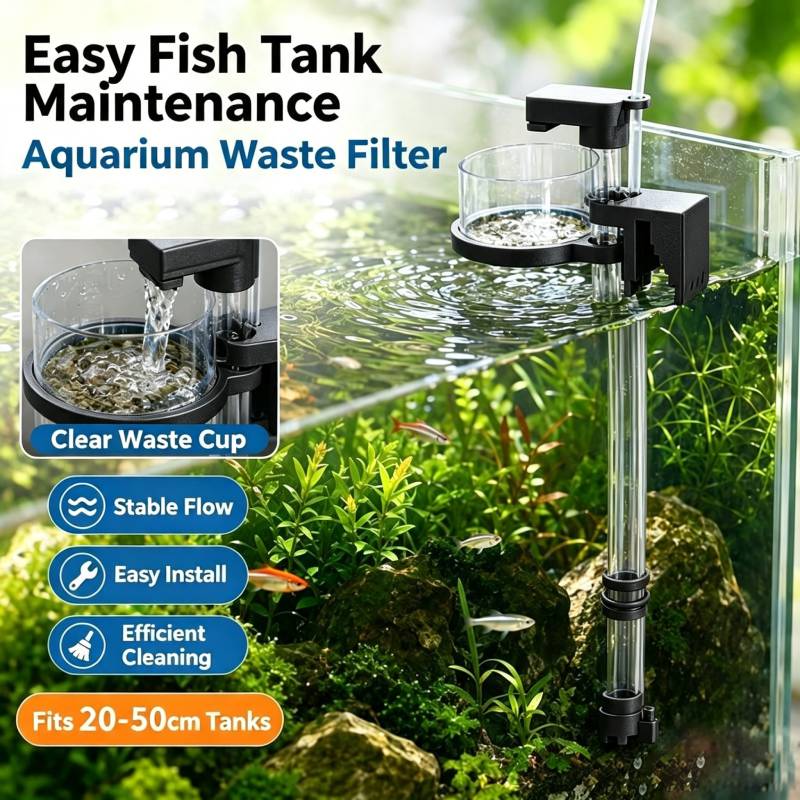 Aquarium Fish Waste Collector - Raccoglitore di Detriti per Acquario con