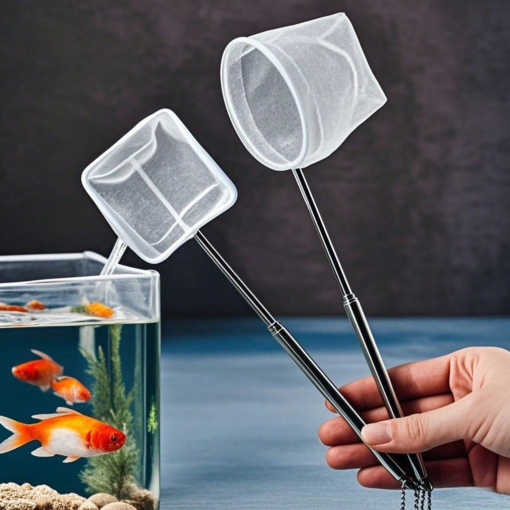 Fish Net Handle - Rete per Pesci da Acquario -
