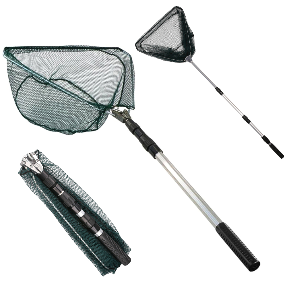 Fish Net Handle - Rete da pesca pieghevole ultraleggera -
