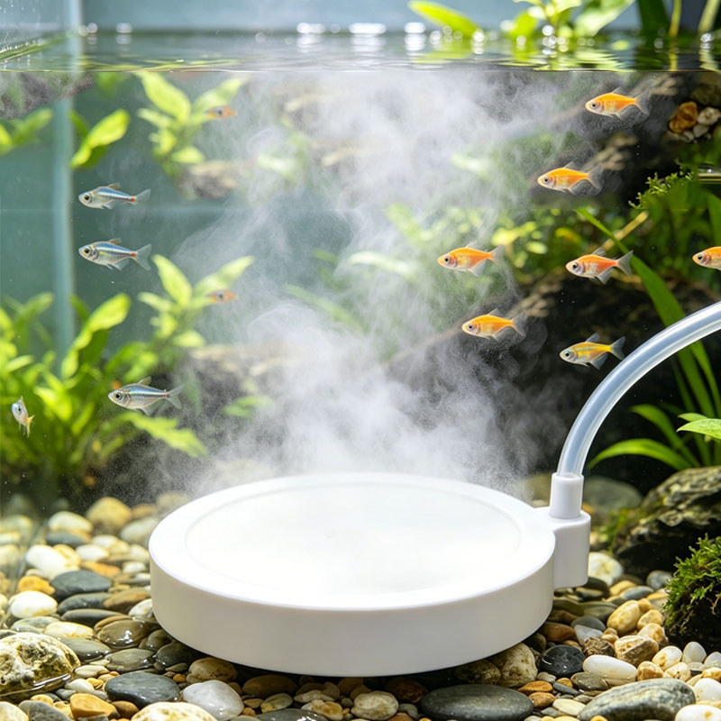 Aquarium Fish Discus - Diffusore d'aria a disco per acquario,