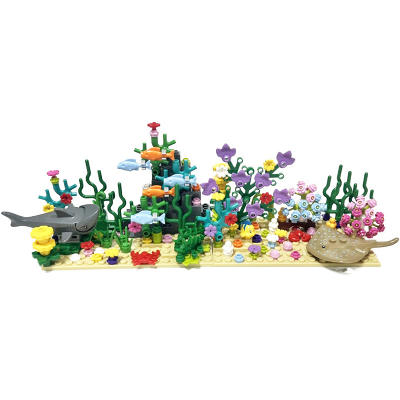 Aquarium Fish Shark - City MOC Acquario Mondo Sottomarino Scenari