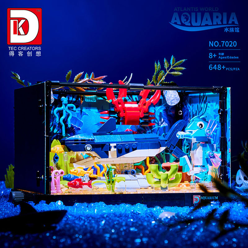 648PCS Shark Ecosystem Tank Bu - Aquarium Fish Shark recensione e prezzo