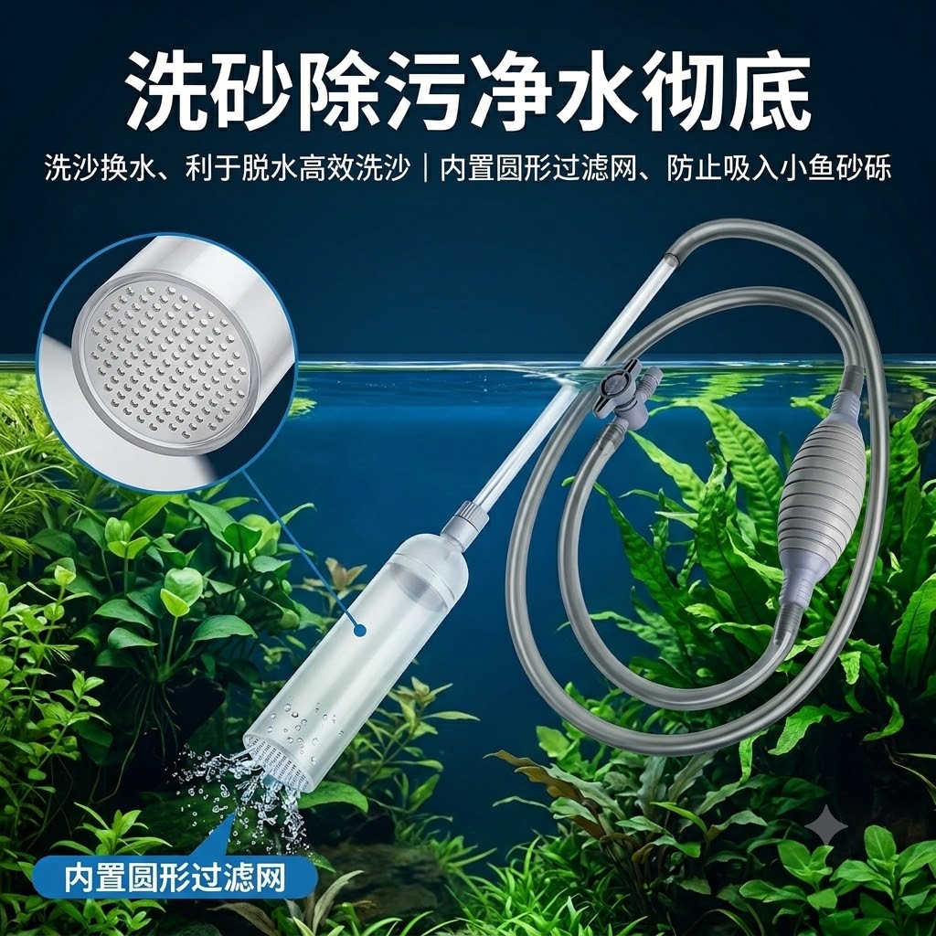 Sifone per Acquario, Cambia Ac - Aquarium Fish Waste Collector recensione e prezzo