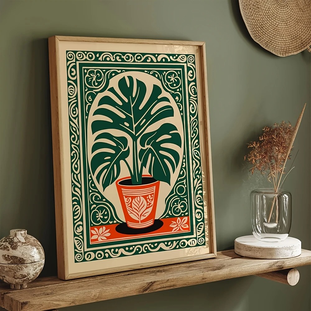 Bohemian Monstera Pianta Stamp - Live Plant Fertilizer recensione e prezzo