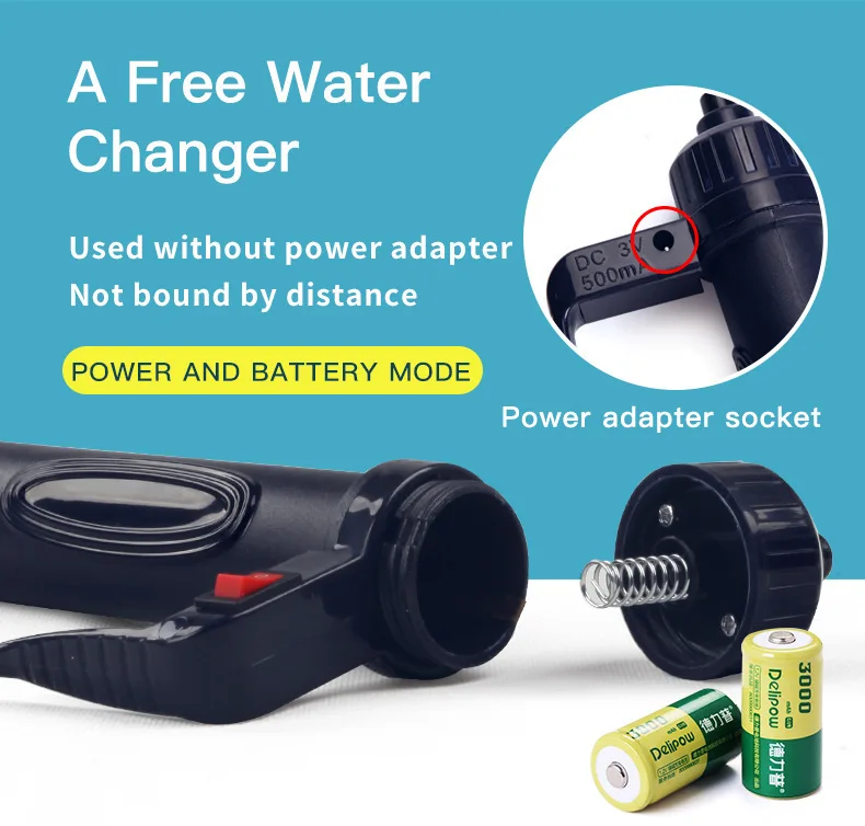 Cambio d'acqua elettrico Pompa - Aquarium Fish Waste Collector recensione e prezzo