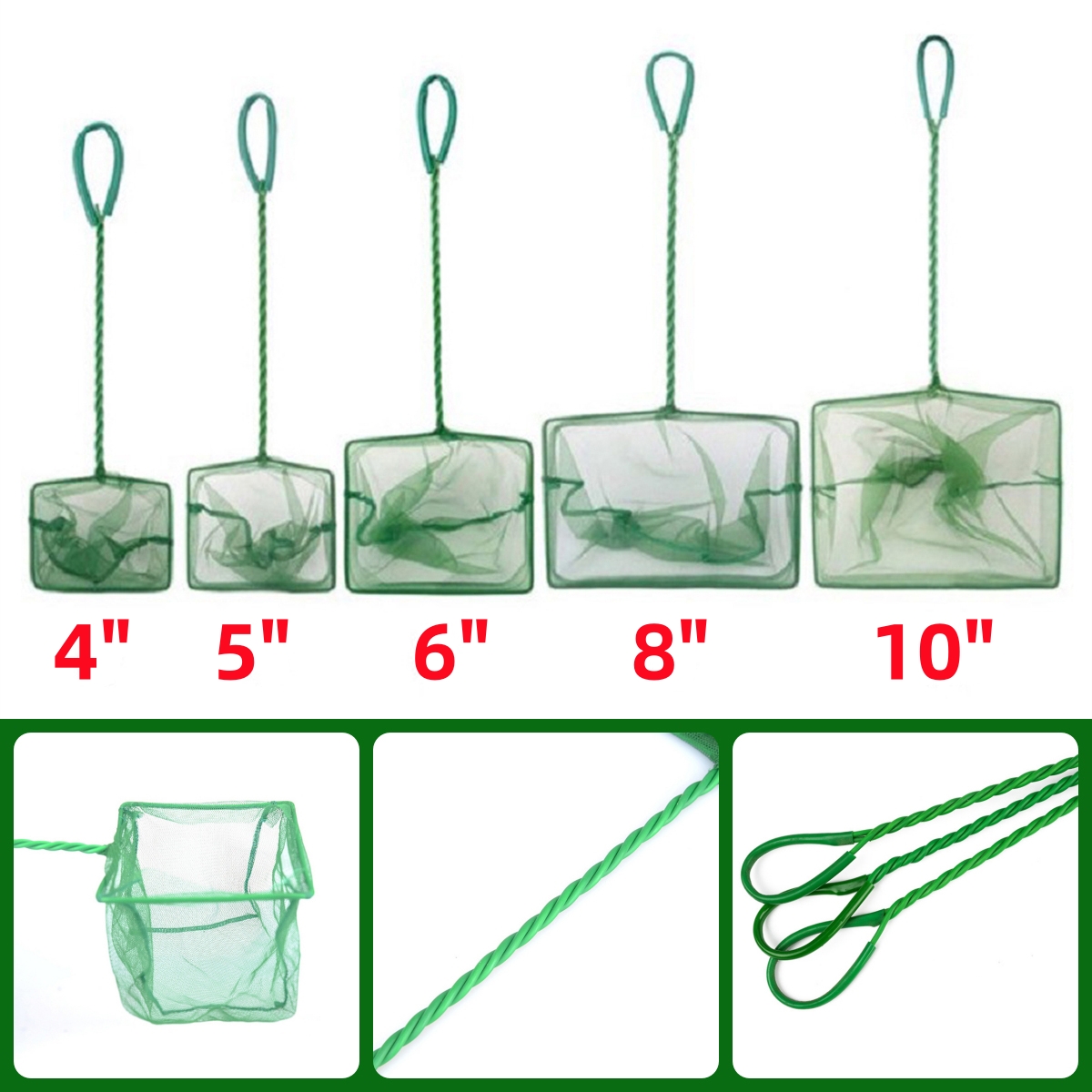 3 ~ 10 pollici portatile in ny - Fish Net Handle recensione e prezzo