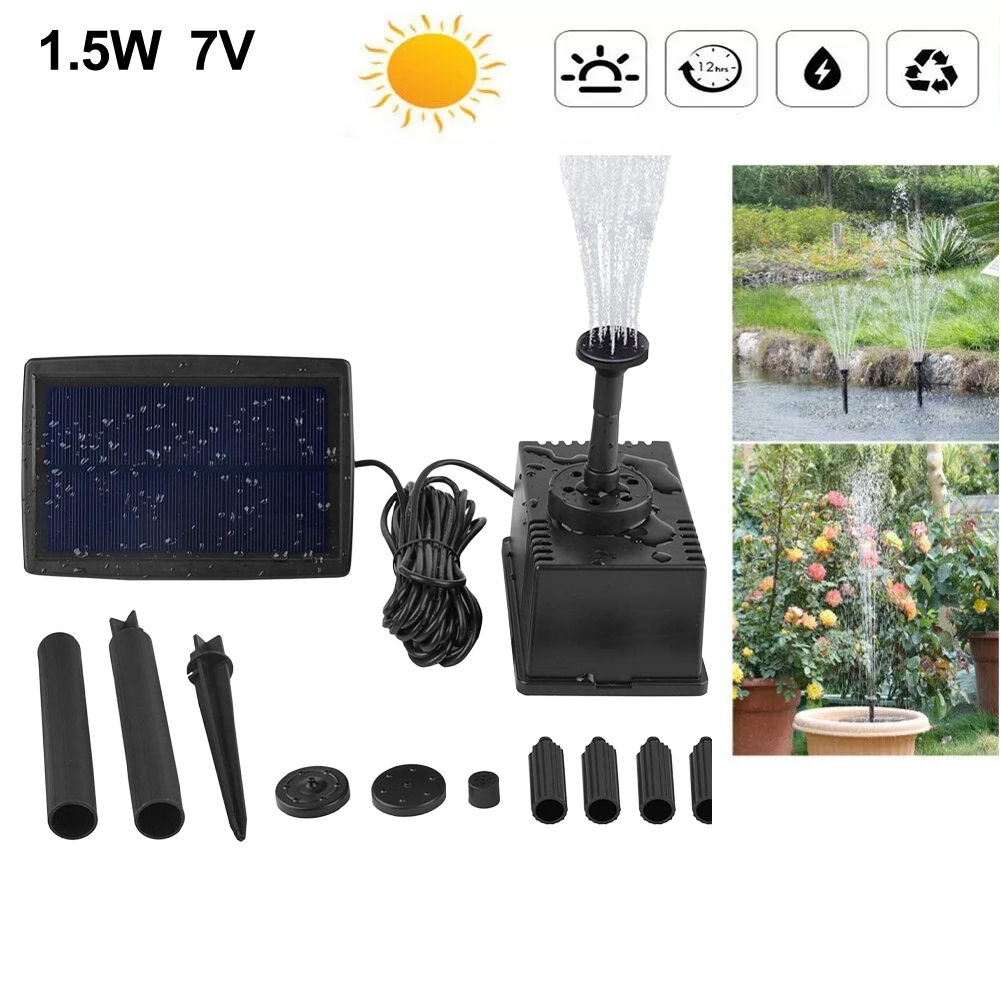 Pompa per fontana solare da 1, - Fish Tank Filter recensione e prezzo